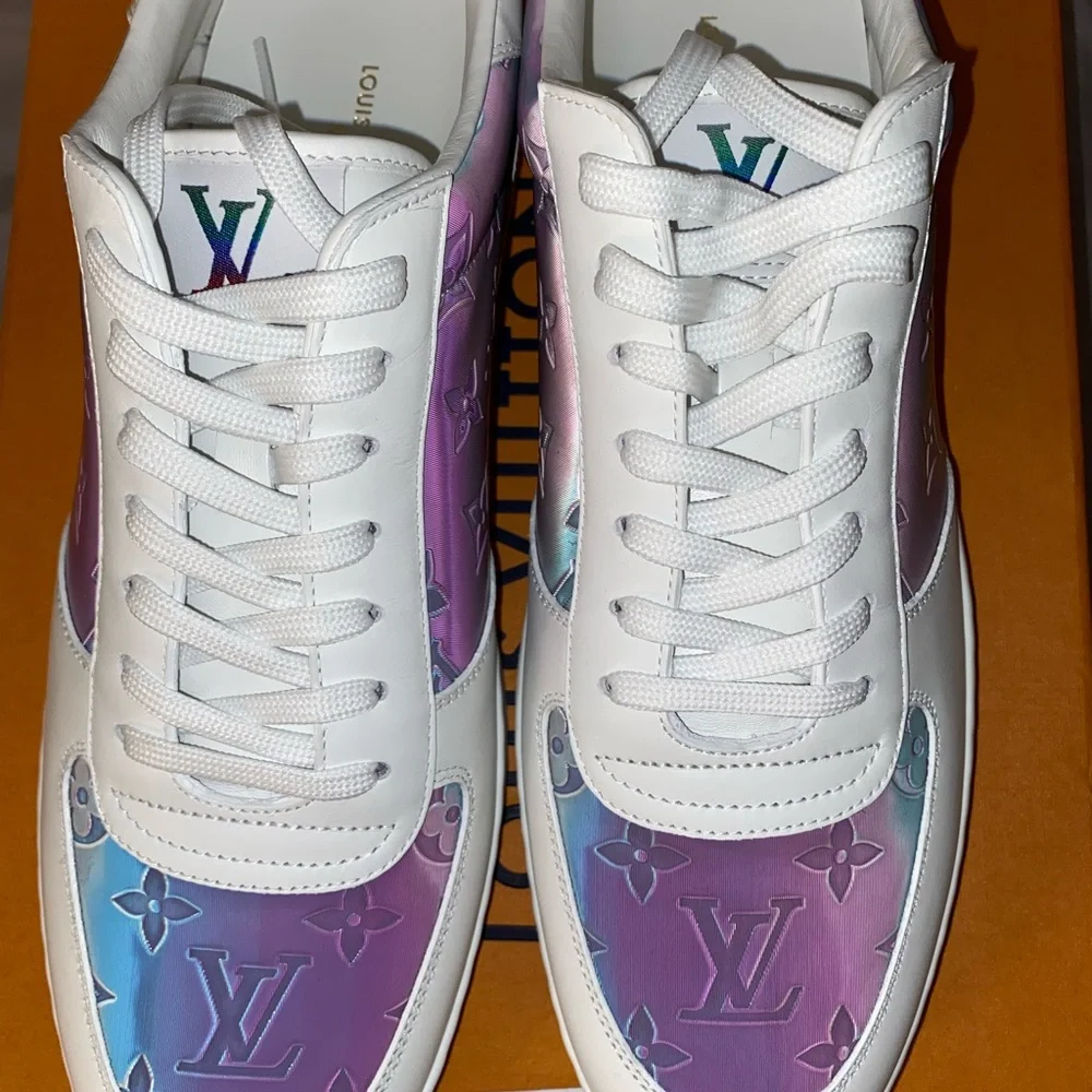 Louis Vuitton x Virgil Abloh White Reflective Rivoli Sneaker - Picture 2 of 12